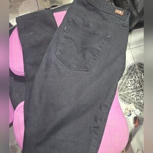 Levis Low Rise Black Jeggings 29
